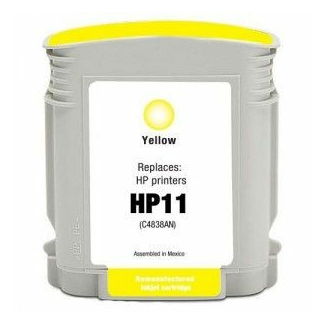 Cartucho Tinta Hp 11 Amarillo Compatible